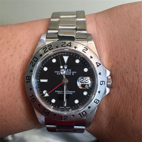 rolex explorer ii black dial 16570|Rolex Explorer II 16570 history.